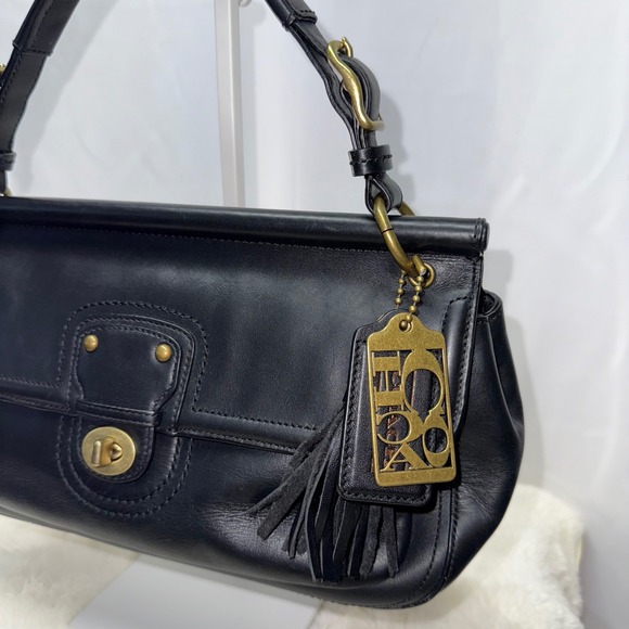 Coach City Willis 70th Anniversary Crossbody Bag Satchel Black Legacy 22062 - Picture 2 of 16